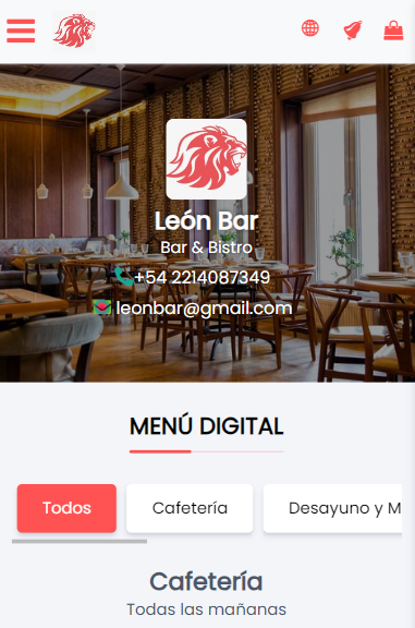 menu digital